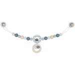 Chane de poussette en bois gomtrie bleu clair heimess - acc