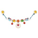 Chaine poussette locomotive avec clips heimess - jouets en bois