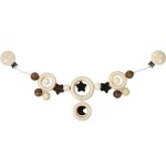 Chane de poussette nuit toile avec clips heimess - jouets bb