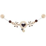 Chane de poussette ours & coeur heimess - jouets bb bio