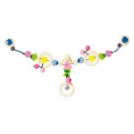 Chaine poussette sir�ne avec clips heimess - jouets en bois