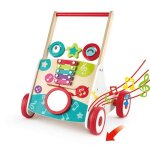 Chariot de marche en bois 'mon premier trotteur musical' hape® - Chariot de marche en bois 'mon premier trotteur musical' hape® -