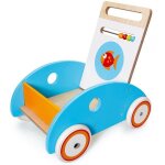 Chariot de marche avec freins poisson maurice scratch - jouet en bois