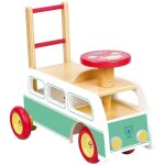 Chariot de marche porteur combi ww retro 2 en 1 en bois vilac -