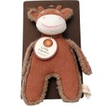 Charlie bears doudou plat girafe jimmy - doudou coton bio oeko tex