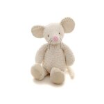 Charlie bears doudou souris marley medium (30 cm) - doudou coton bio Charlie bears doudou souris marley medium (30 cm) - doudou coton bio