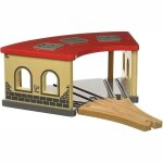 Circuit de train en bois gare de triage hape - jouets en bois hape
