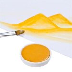 Coupelle de peinture gouache jaune d'or stockmar - peinture stockmar