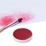 Coupelle de peinture gouache rouge carmin stockmar - peinture