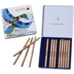 Crayons de couleur stockmar® triangulaire 12 + 1 couleurs boîte métal - Crayons de couleur stockmar® triangulaire 12 + 1 couleurs boîte métal -