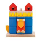 Cubes puzzle  empiler chteau bleu sevi 1831 - jouets en bois