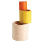 Cylindres en bois sensoriels 'volumes imbriqu�s' plantoys - jouet