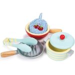 Dinette casseroles poles faitout en bois 'honey bake' le toy van -