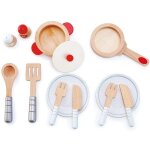 Dinette set casseroles & vaisselle service blanc hape - dinette en