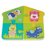 Double? puzzle en bois ferme boikido - jouet en bois