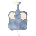 Doudou attache sucette keptin - jr coton bio elly bleu 26 cm - doudou Doudou attache sucette keptin - jr coton bio elly bleu 26 cm - doudou