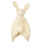 Doudou bébé coton bio floppy mousseline crême hoppa® - doudou bio Doudou bébé coton bio floppy mousseline crême hoppa® - doudou bio