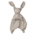 Doudou bébé coton bio floppy mousseline gris argent hoppa® - doudou Doudou bébé coton bio floppy mousseline gris argent hoppa® - doudou