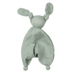Doudou bébé coton bio floppy mousseline vert amande hoppa® - doudou Doudou bébé coton bio floppy mousseline vert amande hoppa® - doudou