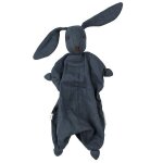 Doudou bb coton bio tino mousseline marine hoppa - doudou bio