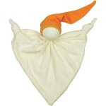 Doudou bébé zmooz large orange keptin - jr coton bio Doudou bébé zmooz large orange keptin - jr coton bio