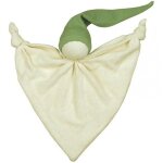 Doudou b�b� zmooz large vert 24cm keptin - jr coton bio