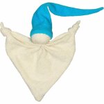 Doudou bébé zmooz small turquoise 16cm keptin - jr - coton bio Doudou bébé zmooz small turquoise 16cm keptin - jr - coton bio