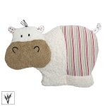 Doudou bouillotte epeautre efie hippopotame 32 cm coton bio efie� -