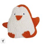 Doudous bouillotte Épeautre pingouin 25 cm blanc & orange efie® - d Doudous bouillotte Épeautre pingouin 25 cm blanc & orange efie® - d