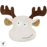 Doudou bouillotte s�che �peautre efie renne nature 20 cm coton bio (