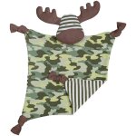 Doudou carré plat hochet apple park? Élan 'général moose' coton bio - Doudou carré plat hochet apple park? Élan 'général moose' coton bio -