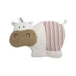 Doudou efie plat hippo 32 cm coton organic - doudou bio naturel efie