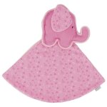 Doudou lphant rose goki 'le petit' oeko - tex 27cm - doudou goki