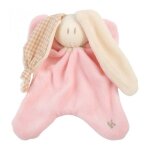 Doudou hochet coton bio keptin - jr little toddel rose - doudou
