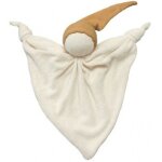 Doudou keptin - jr coton bio zmooz brun large 24 cm - doudou bio