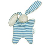 Doudou keptin - jr hochet petit doggo bleu ciel - doudou coton Doudou keptin - jr hochet petit doggo bleu ciel - doudou coton