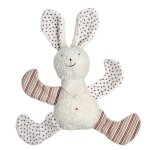 Doudou lapin efie coton organic bio 23 cm - doudou bio naturel efie