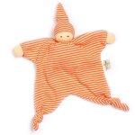 Doudou mouchoir & noeuds nanchen natur poupon coton bio jersey