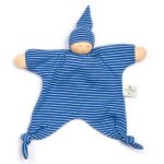 Doudou mouchoir & noeuds nanchen natur poupon coton bio jersey