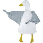 Doudou en mousseline de coton bio canard albetta� - doudou lange