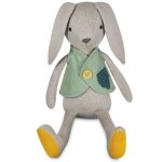 Doudou peluche bio lapin luca 42cm apple park? - jouets bio apple p