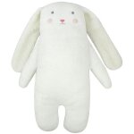 Doudou peluche ponge de coton bio lapin 44cm albetta - doudou r