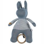 Doudou peluche musicale coton bio paco bleu noukie's - bb bio