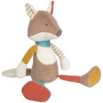 Doudou peluche renard rays 40cm green sigikid - peluche bio