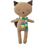 Doudou peppa tricot bio ecureuil - doudou bio equitable