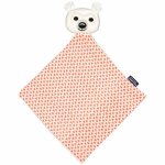 Doudou plat 28cm coton bio ours polaire coq en pte - cartable c