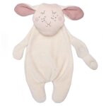 Doudou plat attache sucette mouton Écru wooly organic® coton bio 35 c Doudou plat attache sucette mouton Écru wooly organic® coton bio 35 c