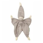 Doudou plat bébé hoppa® lutin sisco gris 24cm coton bio - doudou bébé Doudou plat bébé hoppa® lutin sisco gris 24cm coton bio - doudou bébé