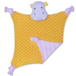 Doudou plat bio coco l'hippopotame ocre 32 cm apple park? - jouets b