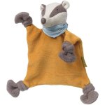 Doudou plat bio sigikid® kasimir le blaireau Écolo green 22 cm - d Doudou plat bio sigikid® kasimir le blaireau Écolo green 22 cm - d